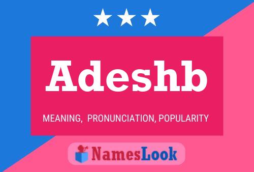 Adeshb Name Poster