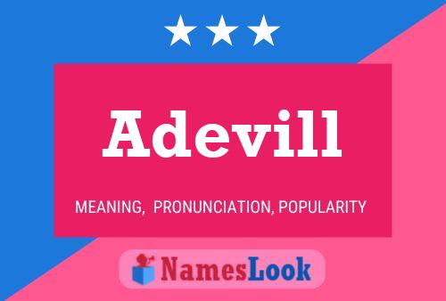 Adevill Name Poster