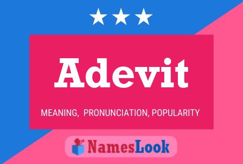 Adevit Name Poster