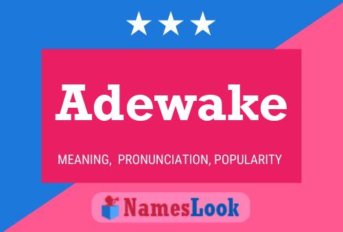 Adewake Name Poster