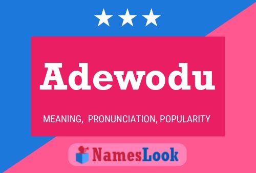 Adewodu Name Poster