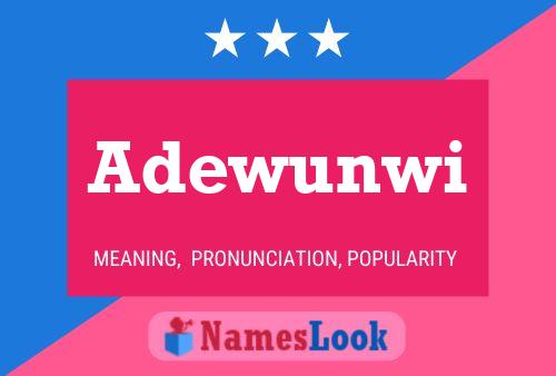 Adewunwi Name Poster