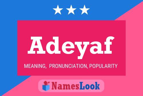 Adeyaf Name Poster