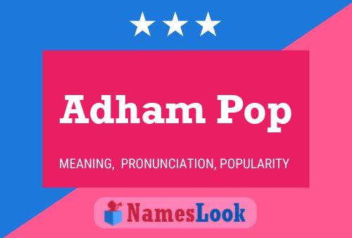 Adham Pop Name Poster