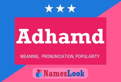 Adhamd Name Poster