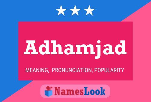 Adhamjad Name Poster