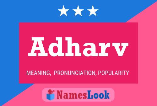 Adharv Name Poster