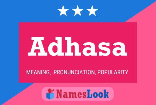 Adhasa Name Poster