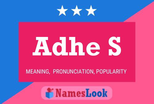 Adhe S Name Poster