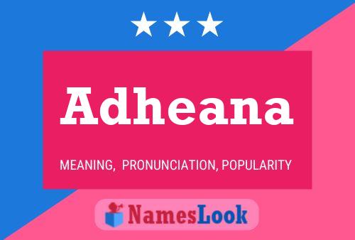 Adheana Name Poster