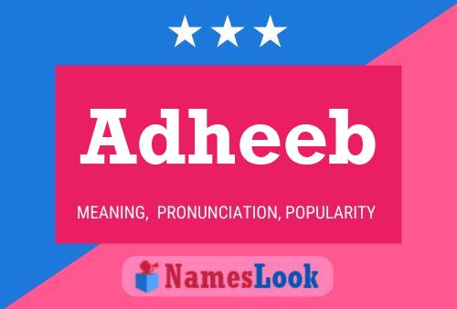 Adheeb Name Poster