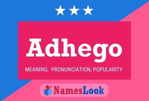 Adhego Name Poster