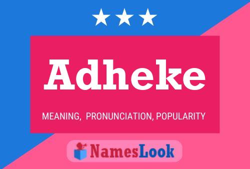 Adheke Name Poster