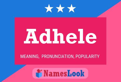 Adhele Name Poster