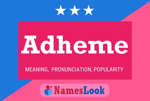 Adheme Name Poster