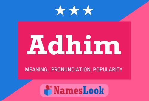 Adhim Name Poster