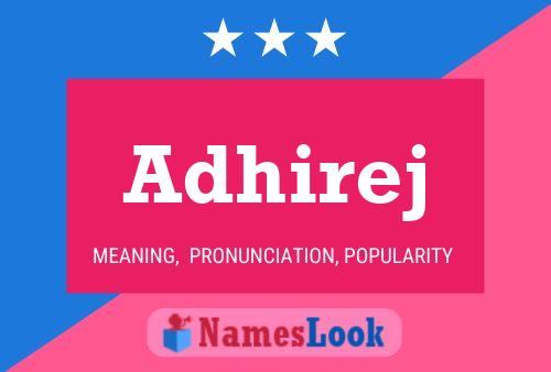 Adhirej Name Poster