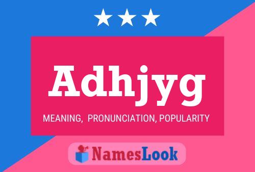 Adhjyg Name Poster