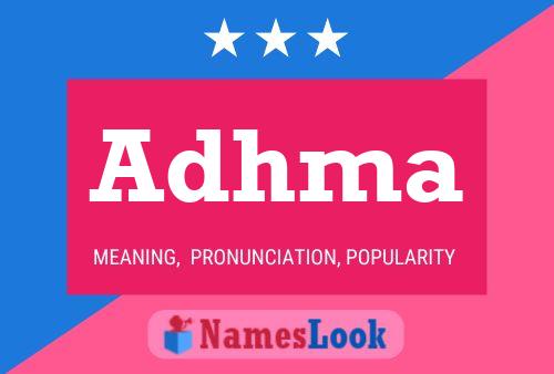 Adhma Name Poster