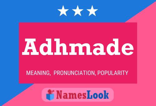 Adhmade Name Poster