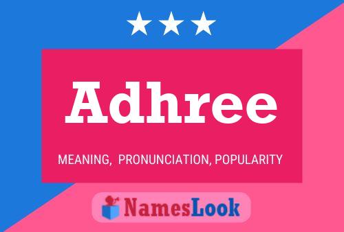 Adhree Name Poster