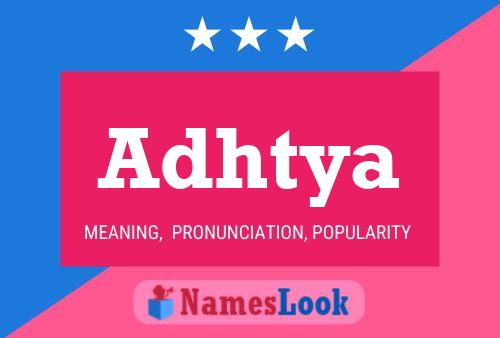 Adhtya Name Poster