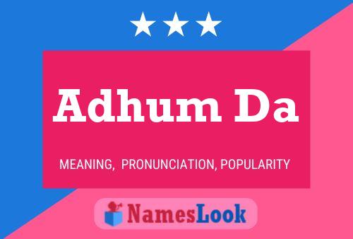 Adhum Da Name Poster