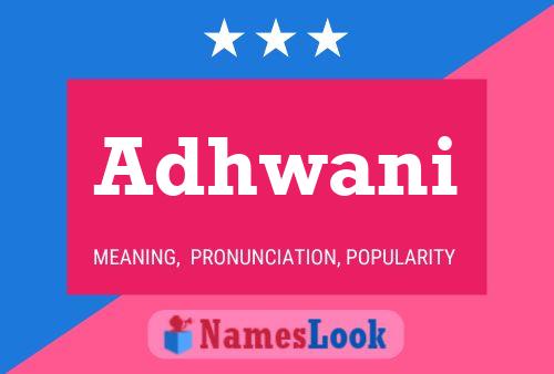 Adhwani Name Poster