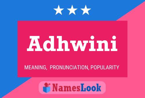 Adhwini Name Poster