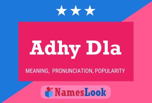 Adhy Dla Name Poster