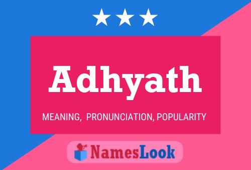 Adhyath Name Poster