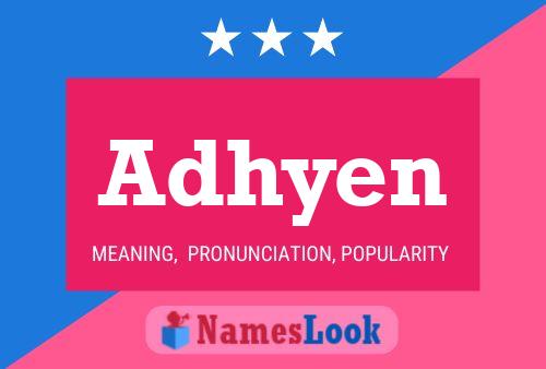 Adhyen Name Poster