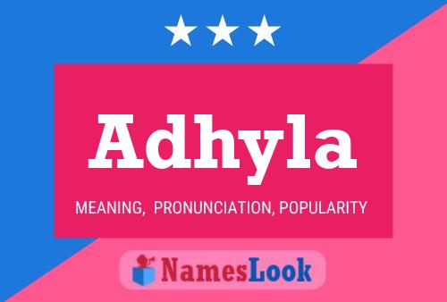 Adhyla Name Poster