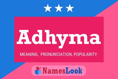 Adhyma Name Poster