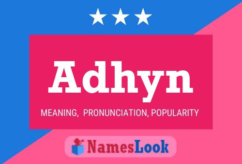 Adhyn Name Poster