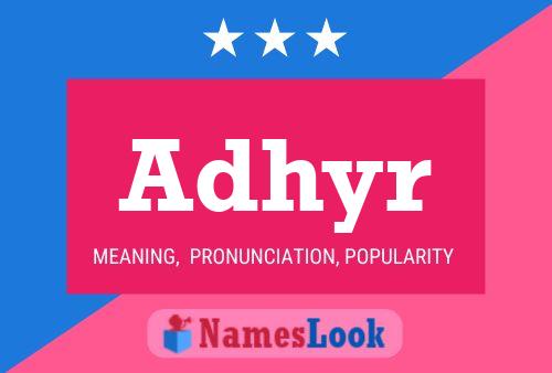 Adhyr Name Poster