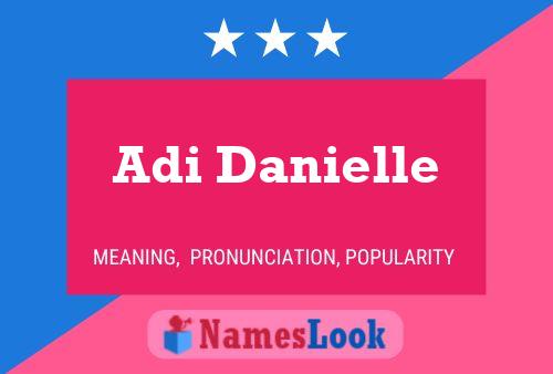 Adi Danielle Name Poster