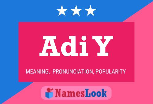 Adi Y Name Poster