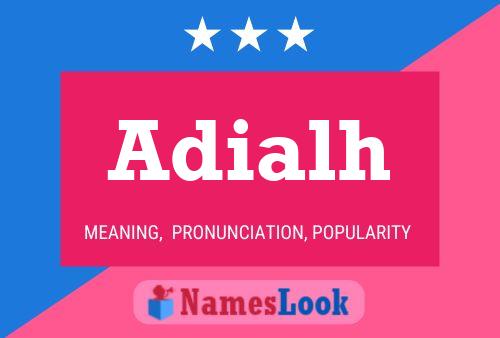 Adialh Name Poster