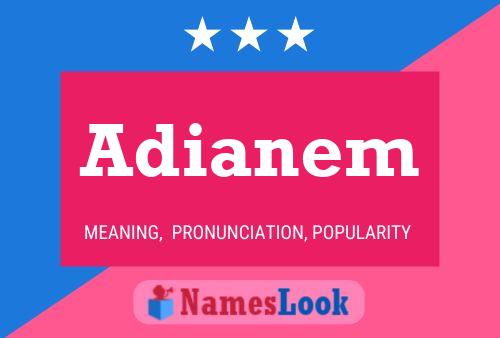 Adianem Name Poster