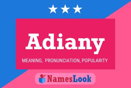 Adiany Name Poster