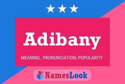 Adibany Name Poster