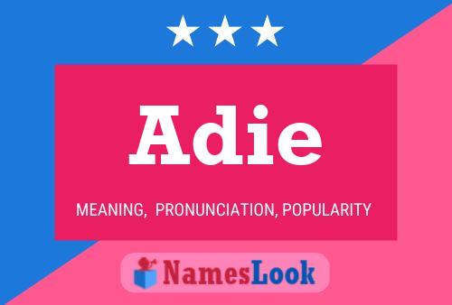 Adie Name Poster