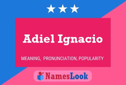 Adiel Ignacio Name Poster