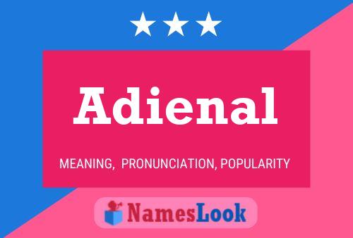 Adienal Name Poster