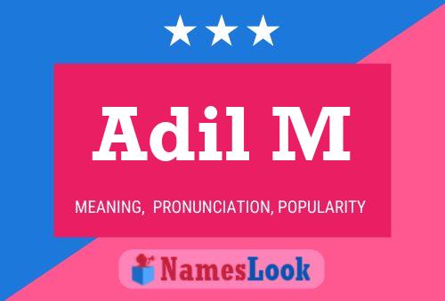 Adil M Name Poster