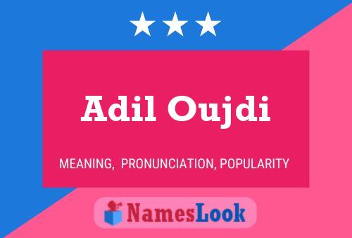 Adil Oujdi Name Poster