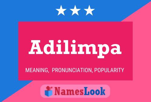 Adilimpa Name Poster