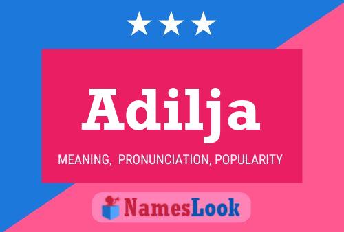 Adilja Name Poster