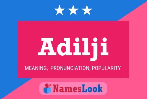 Adilji Name Poster